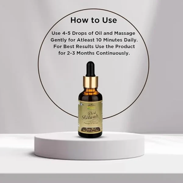 Himalyan Herbals Desi Rituals Ayurvedic Muscle Strength & Energy Body Massage Oil for Men (Pack of 1 Bottle,Size: 30ml) - Image 4